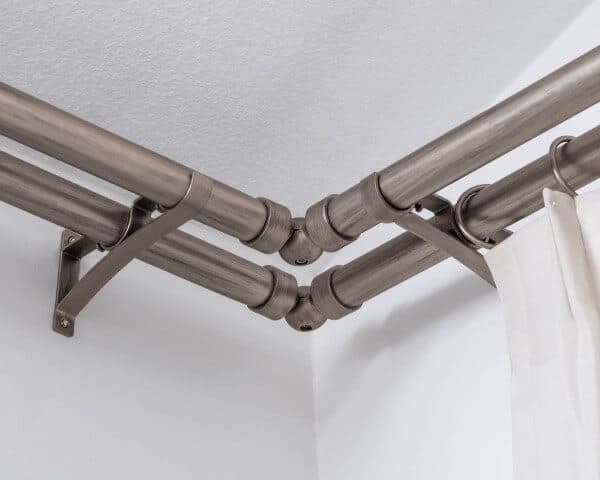10 Double Rod Curtain Ideas for Living Room